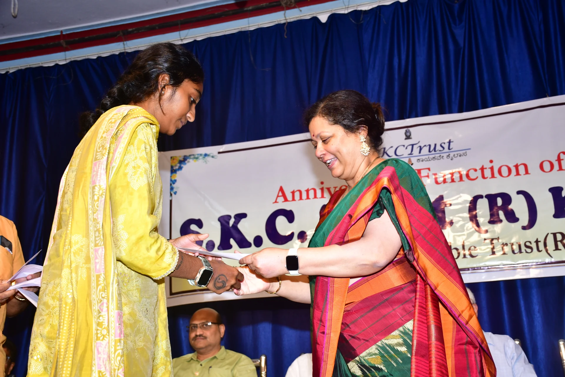 Distribution of Trust’s contribution to deserving people in the 5th anniversary function of the Trust