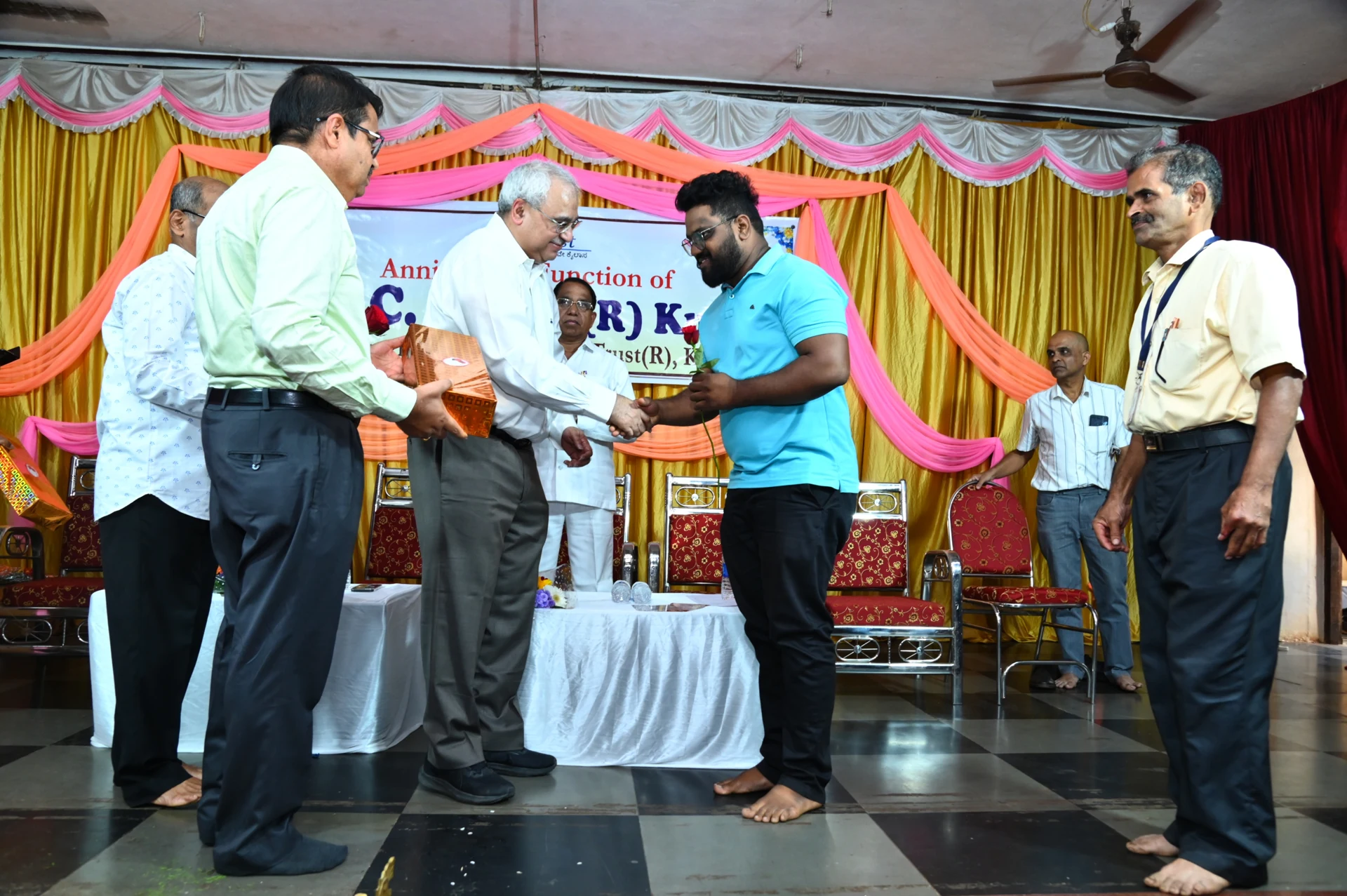 Distribution of Trust’s contribution to deserving people in the 4th anniversary function of the Trust