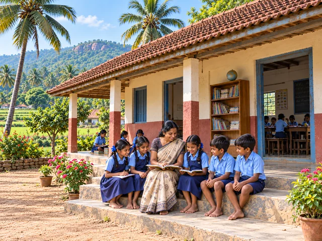 Many rural schools helped.